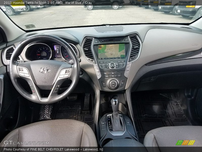 Marlin Blue / Gray 2013 Hyundai Santa Fe Sport 2.0T AWD