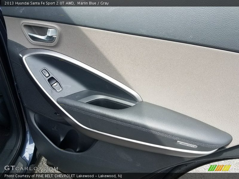 Marlin Blue / Gray 2013 Hyundai Santa Fe Sport 2.0T AWD