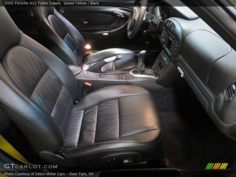 Speed Yellow / Black 2002 Porsche 911 Turbo Coupe