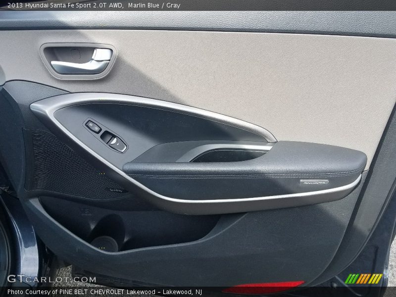 Marlin Blue / Gray 2013 Hyundai Santa Fe Sport 2.0T AWD