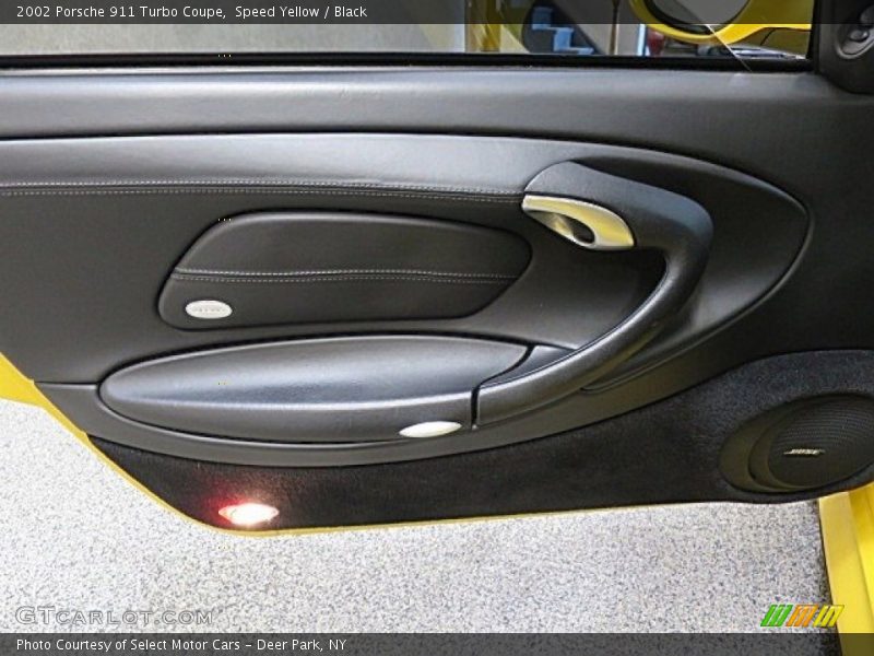 Speed Yellow / Black 2002 Porsche 911 Turbo Coupe