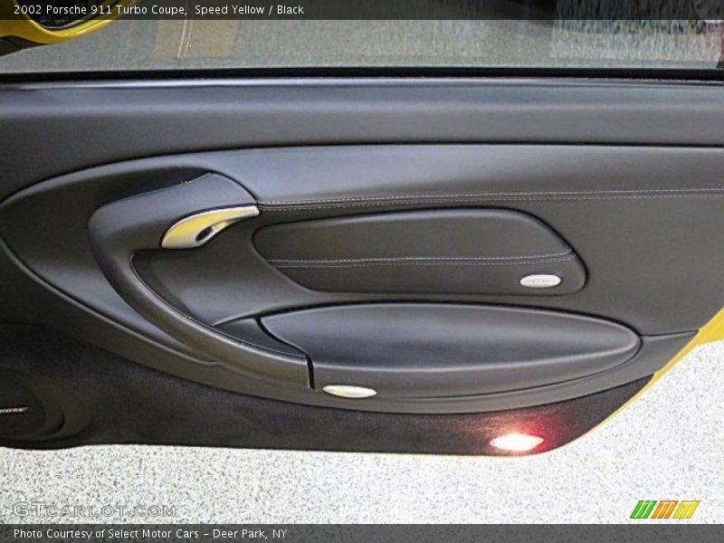 Speed Yellow / Black 2002 Porsche 911 Turbo Coupe
