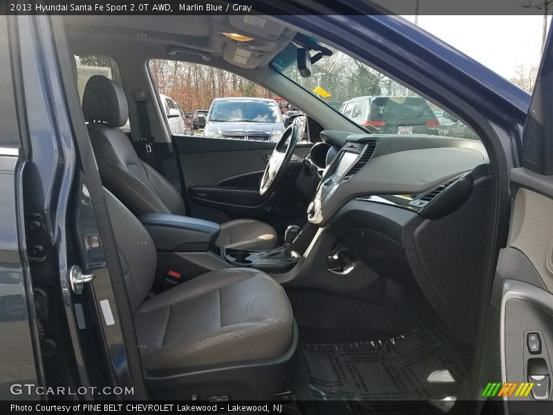 Marlin Blue / Gray 2013 Hyundai Santa Fe Sport 2.0T AWD