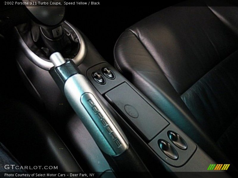 Speed Yellow / Black 2002 Porsche 911 Turbo Coupe