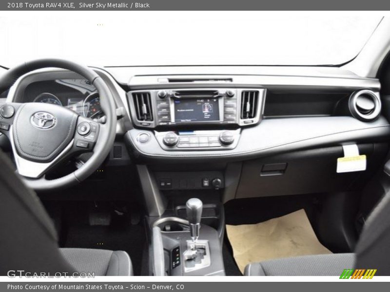 Silver Sky Metallic / Black 2018 Toyota RAV4 XLE