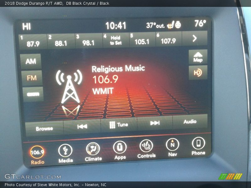 DB Black Crystal / Black 2018 Dodge Durango R/T AWD