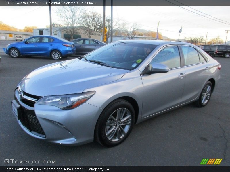 Celestial Silver Metallic / Black 2017 Toyota Camry SE