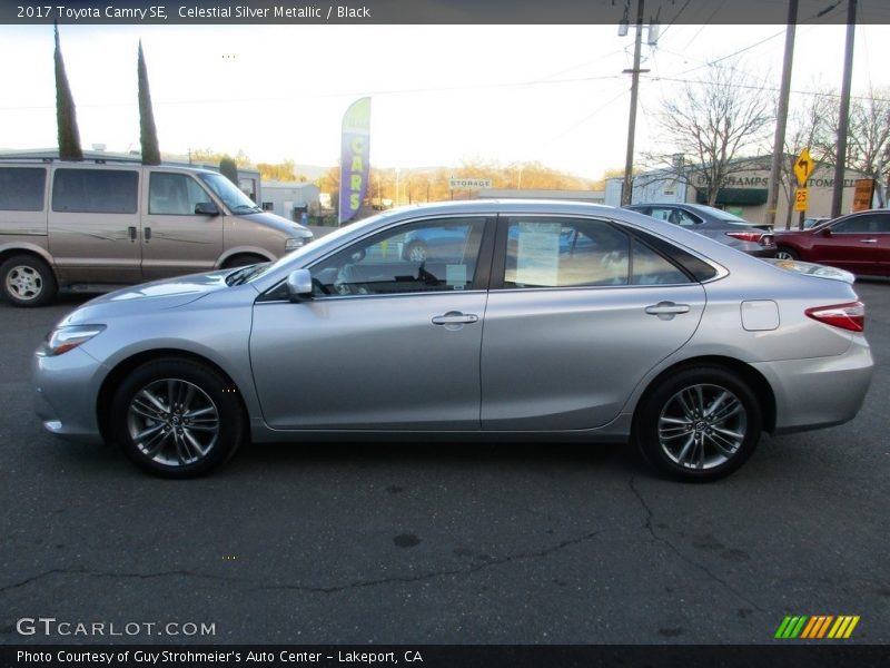 Celestial Silver Metallic / Black 2017 Toyota Camry SE