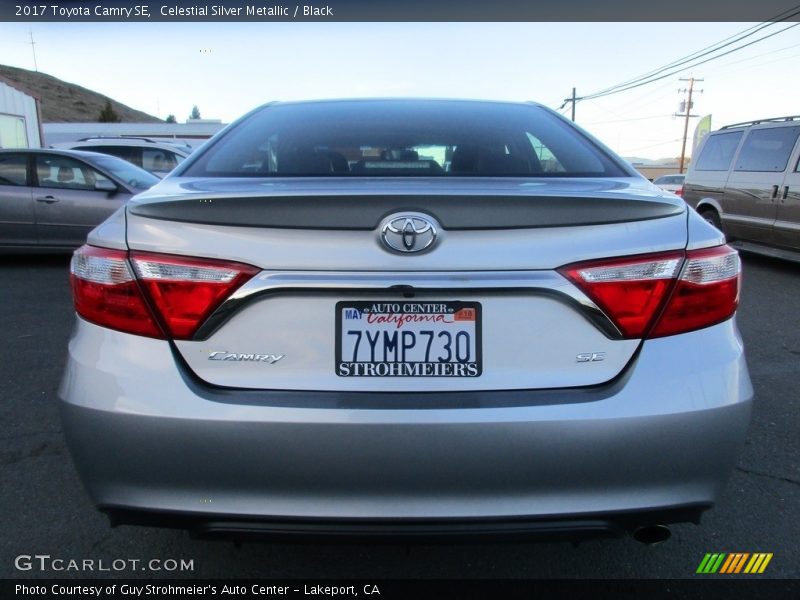 Celestial Silver Metallic / Black 2017 Toyota Camry SE