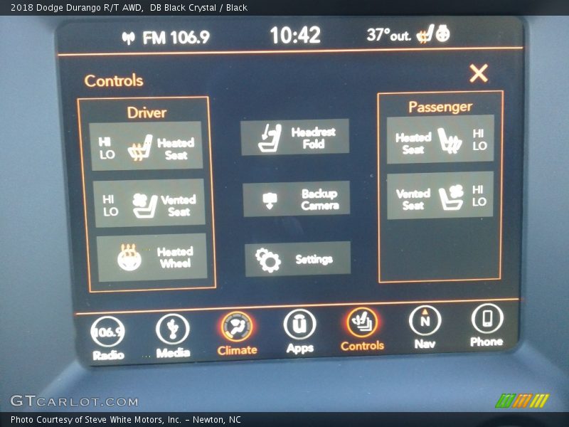 DB Black Crystal / Black 2018 Dodge Durango R/T AWD