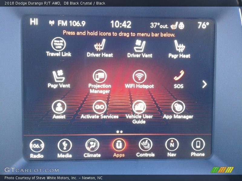 DB Black Crystal / Black 2018 Dodge Durango R/T AWD