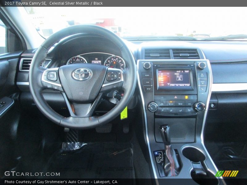 Celestial Silver Metallic / Black 2017 Toyota Camry SE