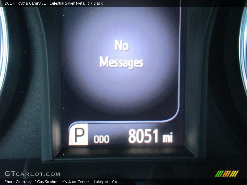 Celestial Silver Metallic / Black 2017 Toyota Camry SE