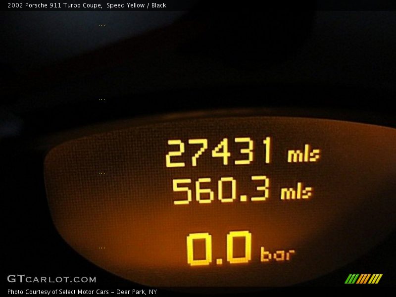 Speed Yellow / Black 2002 Porsche 911 Turbo Coupe