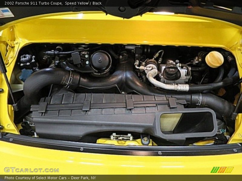 Speed Yellow / Black 2002 Porsche 911 Turbo Coupe