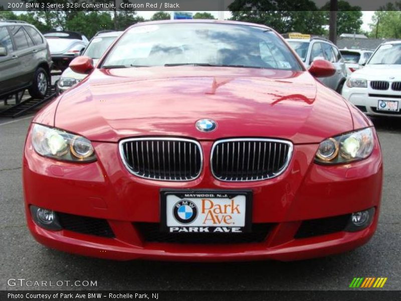 Crimson Red / Black 2007 BMW 3 Series 328i Convertible