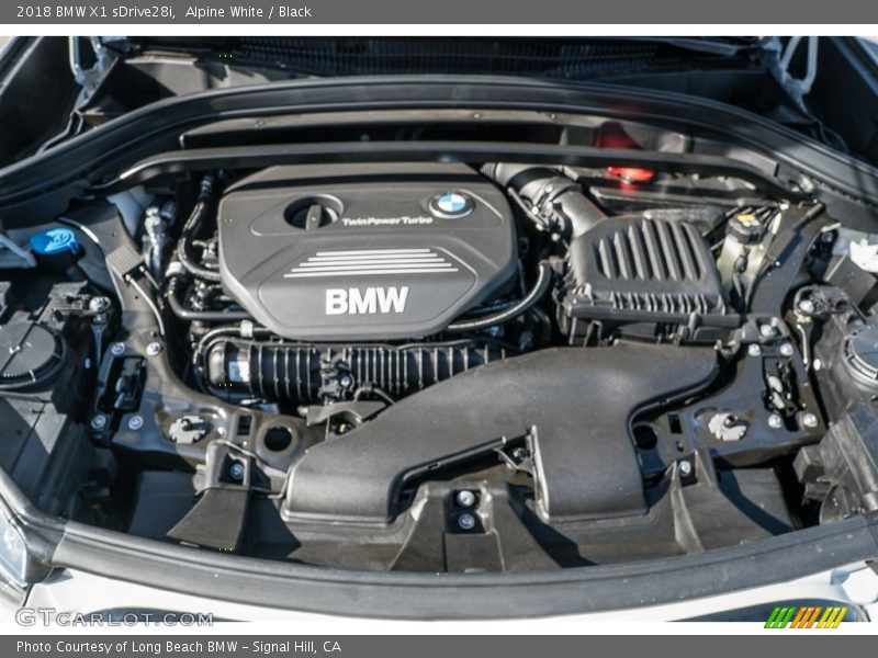  2018 X1 sDrive28i Engine - 2.0 Liter DI TwinPower Turbocharged DOHC 16-Valve VVT 4 Cylinder