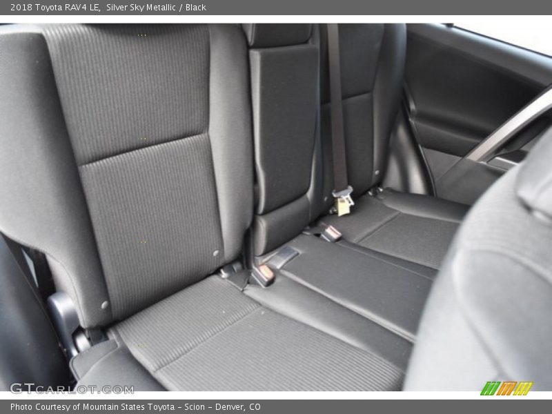 Silver Sky Metallic / Black 2018 Toyota RAV4 LE