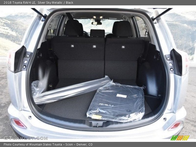 Silver Sky Metallic / Black 2018 Toyota RAV4 LE