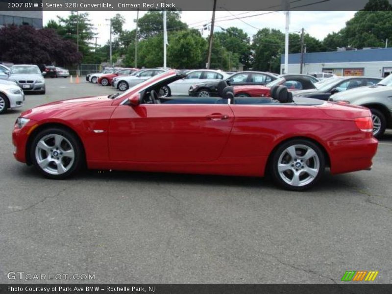 Crimson Red / Black 2007 BMW 3 Series 328i Convertible