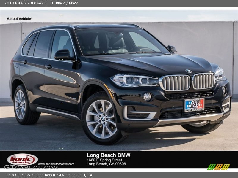 Jet Black / Black 2018 BMW X5 sDrive35i