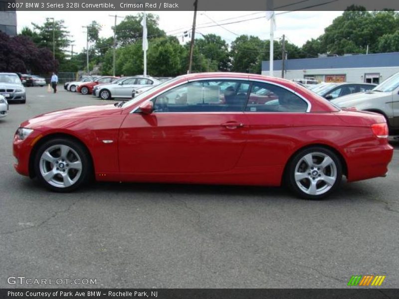 Crimson Red / Black 2007 BMW 3 Series 328i Convertible