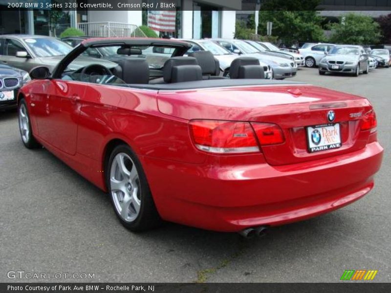 Crimson Red / Black 2007 BMW 3 Series 328i Convertible
