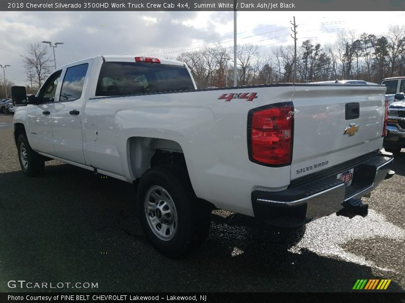 Summit White / Dark Ash/Jet Black 2018 Chevrolet Silverado 3500HD Work Truck Crew Cab 4x4