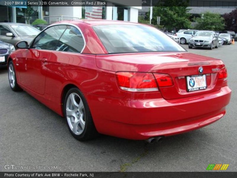 Crimson Red / Black 2007 BMW 3 Series 328i Convertible