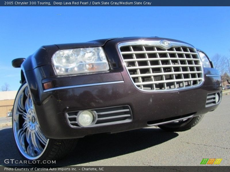 Deep Lava Red Pearl / Dark Slate Gray/Medium Slate Gray 2005 Chrysler 300 Touring