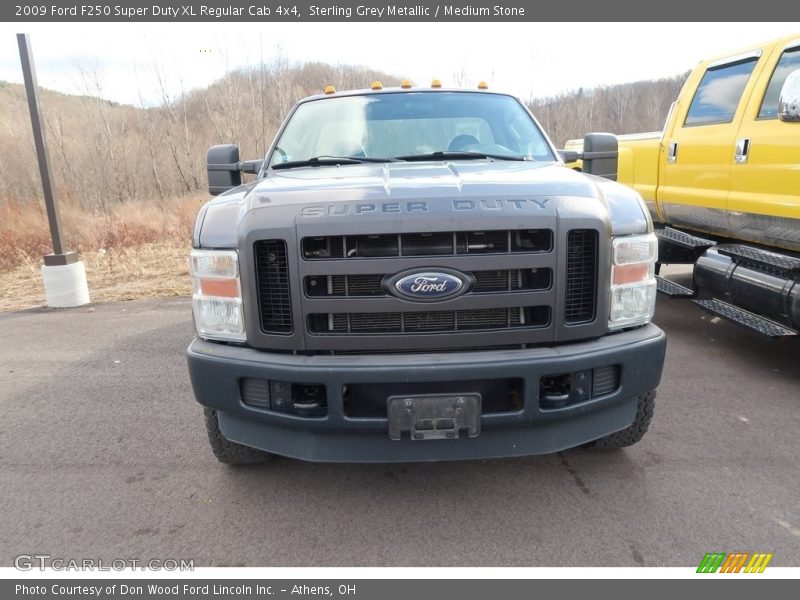 Sterling Grey Metallic / Medium Stone 2009 Ford F250 Super Duty XL Regular Cab 4x4