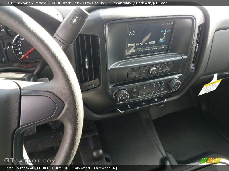 Summit White / Dark Ash/Jet Black 2018 Chevrolet Silverado 3500HD Work Truck Crew Cab 4x4