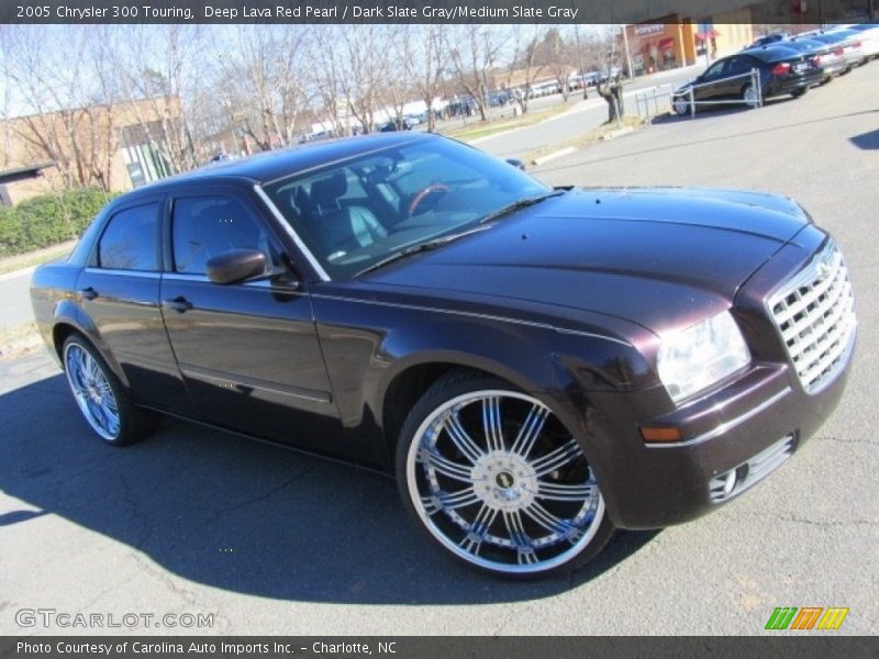 Deep Lava Red Pearl / Dark Slate Gray/Medium Slate Gray 2005 Chrysler 300 Touring