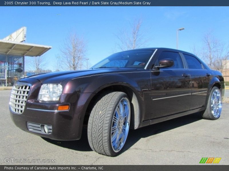 Deep Lava Red Pearl / Dark Slate Gray/Medium Slate Gray 2005 Chrysler 300 Touring