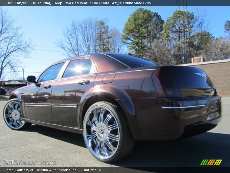 Deep Lava Red Pearl / Dark Slate Gray/Medium Slate Gray 2005 Chrysler 300 Touring