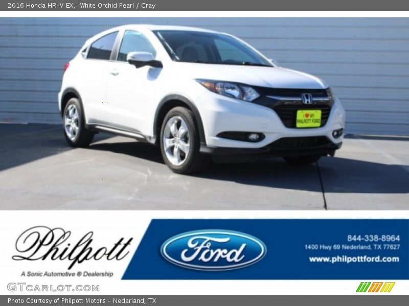 White Orchid Pearl / Gray 2016 Honda HR-V EX