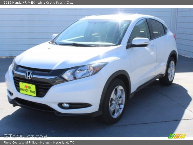 White Orchid Pearl / Gray 2016 Honda HR-V EX