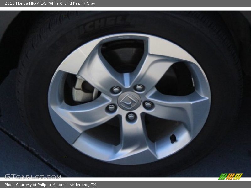 White Orchid Pearl / Gray 2016 Honda HR-V EX