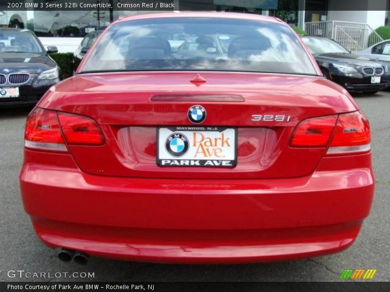 Crimson Red / Black 2007 BMW 3 Series 328i Convertible