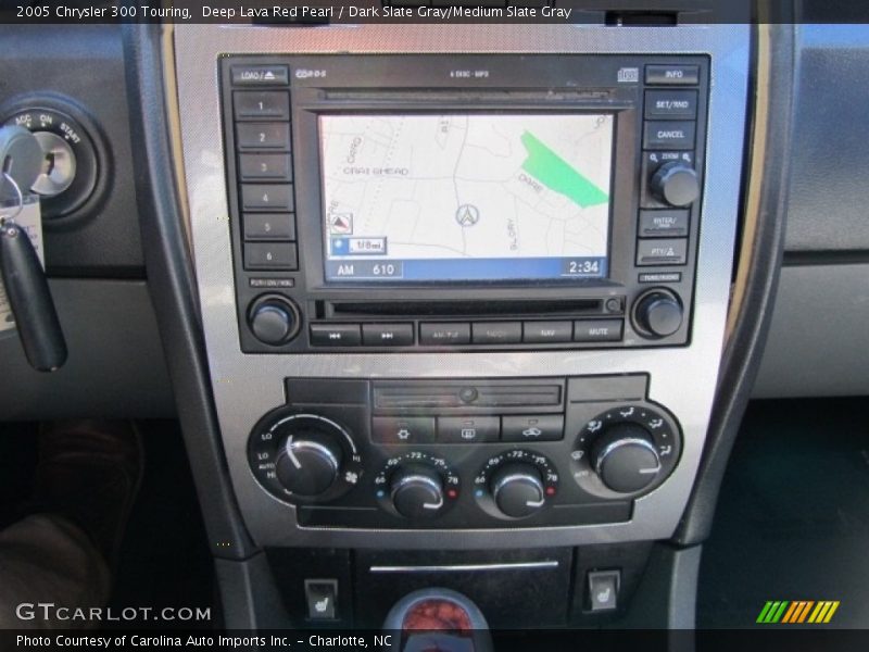 Deep Lava Red Pearl / Dark Slate Gray/Medium Slate Gray 2005 Chrysler 300 Touring