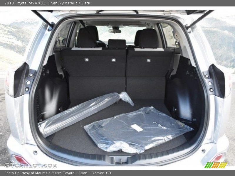 Silver Sky Metallic / Black 2018 Toyota RAV4 XLE