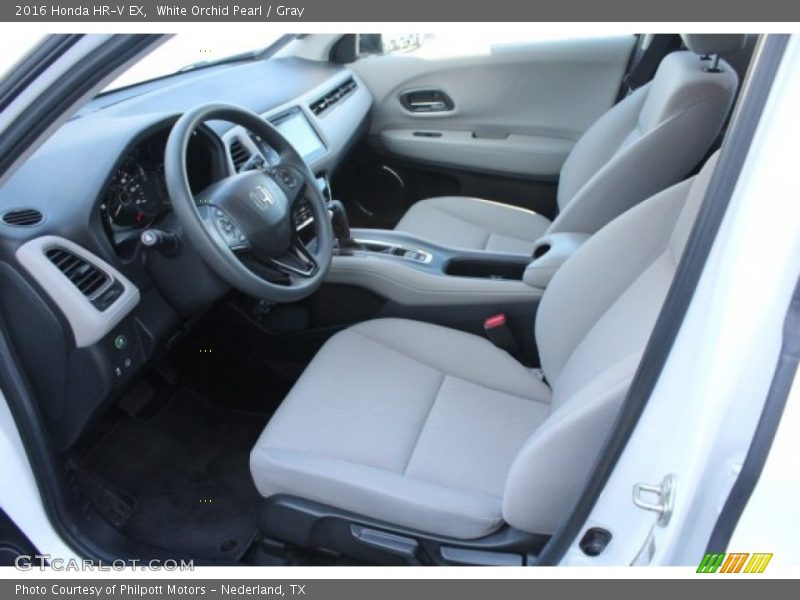 White Orchid Pearl / Gray 2016 Honda HR-V EX