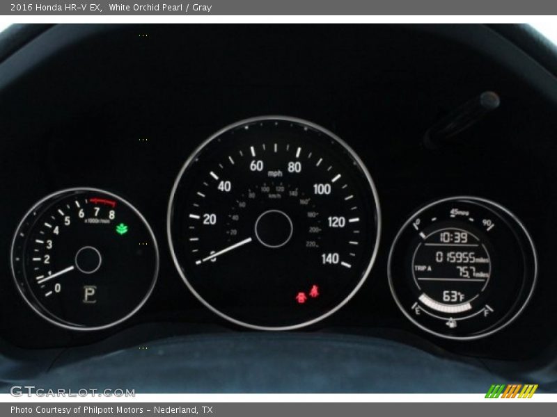 White Orchid Pearl / Gray 2016 Honda HR-V EX