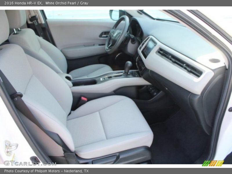 White Orchid Pearl / Gray 2016 Honda HR-V EX