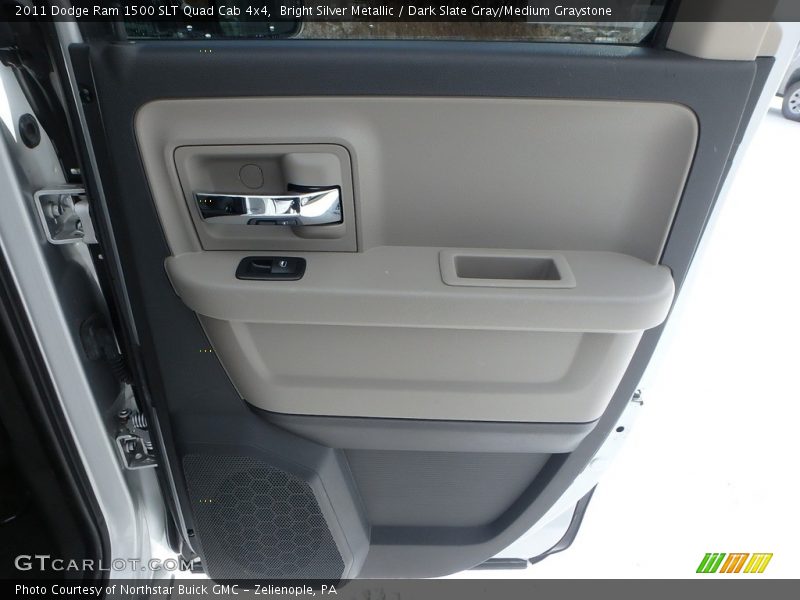 Bright Silver Metallic / Dark Slate Gray/Medium Graystone 2011 Dodge Ram 1500 SLT Quad Cab 4x4