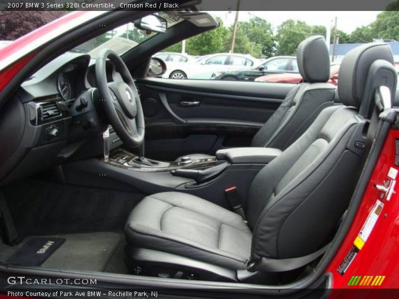 Crimson Red / Black 2007 BMW 3 Series 328i Convertible