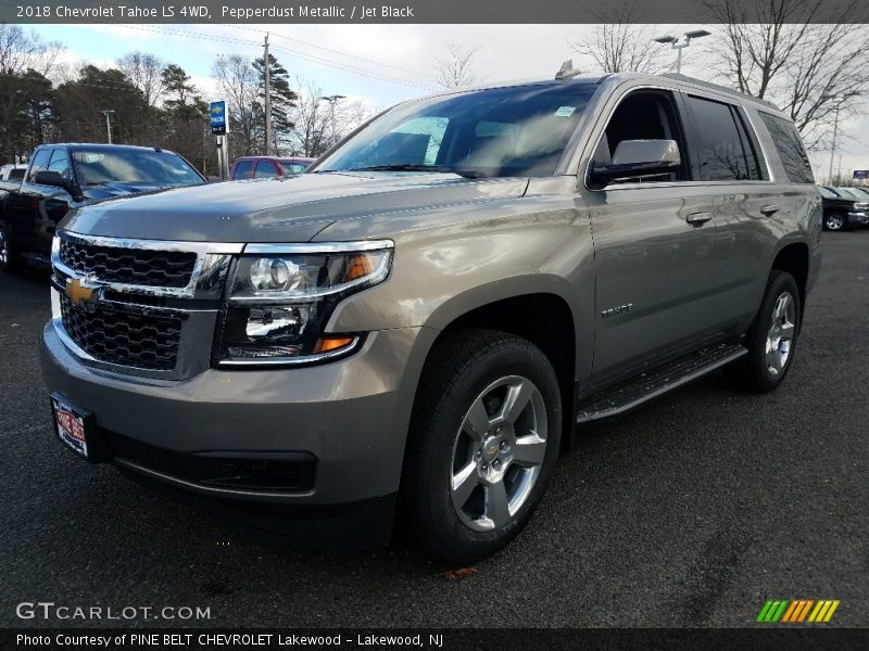 Pepperdust Metallic / Jet Black 2018 Chevrolet Tahoe LS 4WD