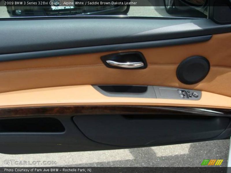 Alpine White / Saddle Brown Dakota Leather 2009 BMW 3 Series 328xi Coupe
