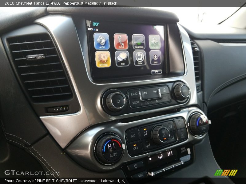 Pepperdust Metallic / Jet Black 2018 Chevrolet Tahoe LS 4WD