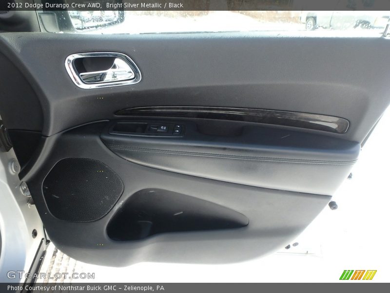 Bright Silver Metallic / Black 2012 Dodge Durango Crew AWD